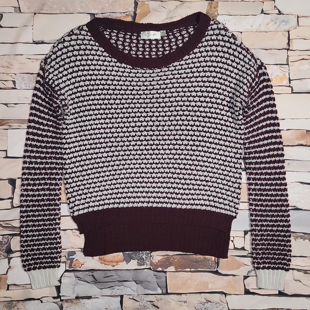 M | RD Style | Chunky Knit Pullover Sweater